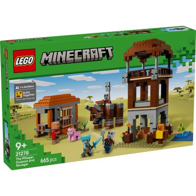LEGO Minecraft. Avanpostul Jefuitorului si Distrugator 21278 665 piese