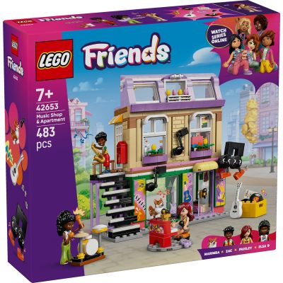 LEGO Friends. Magazin de muzica si apartament 42653 483 piese