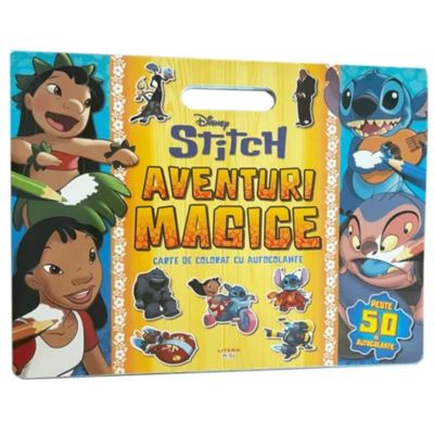 Disney. Stitch. Aventuri magice. Carte de colorat cu autocolante