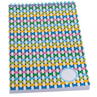 Carnet notite hartie velina cu spira A5 Super Color