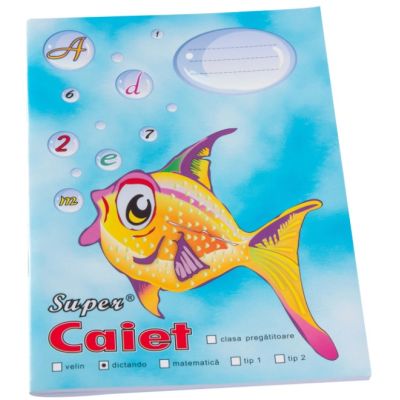 Caiet dictando Pestisor A5 48 file Super Color