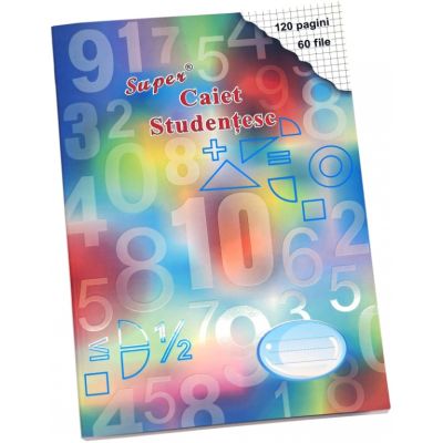 Super Caiet matematica A4 60 file Super Color