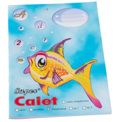 Caiet Pestisor matematica A5 48 file Super Color