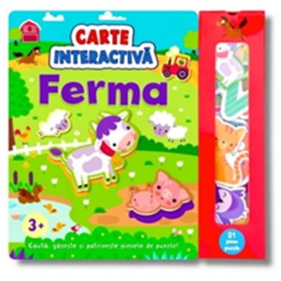 Ferma. Carte interactiva cu piese puzzle
