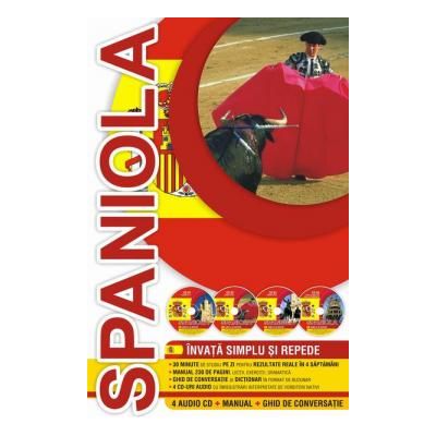 Invata simplu si repede limba spaniola Manual Ghid de conversatie 4 Audio CD