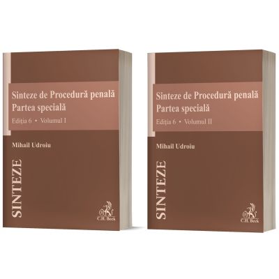 Sinteze de Procedura penala. Partea speciala vol. 1  vol. 2. Editia 6 - Mihail Udroiu