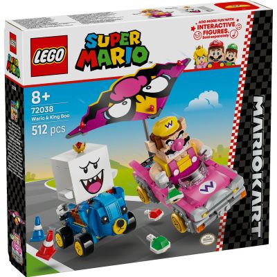 LEGO Super Mario. Mario Kart Wario si King Boo 72038 512 piese