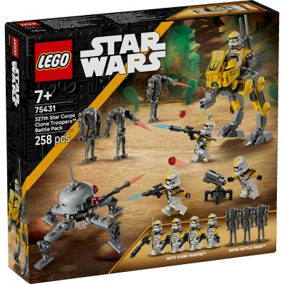LEGO Star Wars. Pachet de lupta Soldati clona din unitatea stelara 327 75431 258 piese