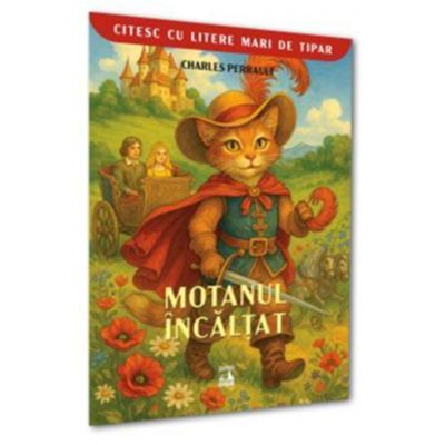 MOTANUL INCALTAT colectia CITESC CU LITERE MARI - Charles Perrault