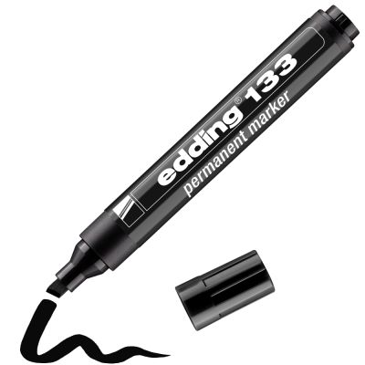 Marker Edding 133 permanent varf tesit 1-5 mm negru