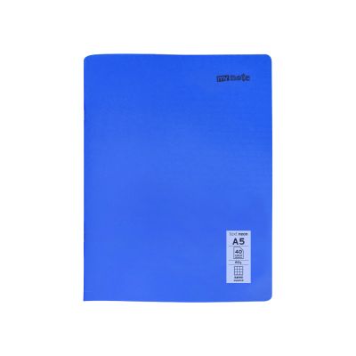 Caiet capsat Mynote format A5 40 file offset 60 gmp liniatura matematica coperta PP neon mix de 8 culori