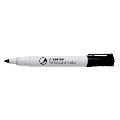 Marker pentru tabla A-series varf rotund 2 mm negru