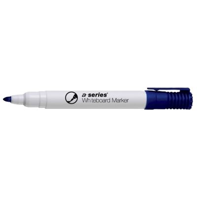 Marker pentru tabla A-series varf rotund 2 mm albastru