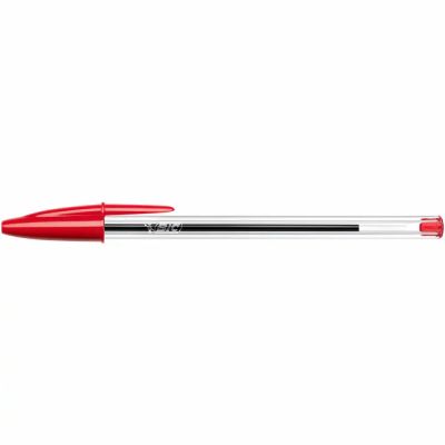 Pix fara mecanism BIC Cristal Medium 1. 0 mm scriere rosie