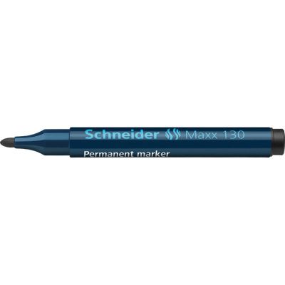Marker permanent Schneider 130 varf rotund 1-3 mm negru