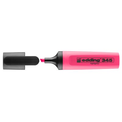 Textmarker Edding 345 varf 2-5 mm roz