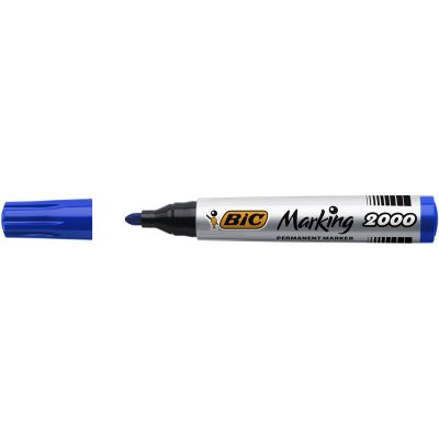 Marker permanent BIC 2000 varf rotund 1. 7 mm albastru