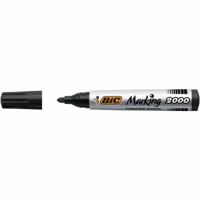 Marker permanent BIC 2000 varf rotund 1. 7 mm negru