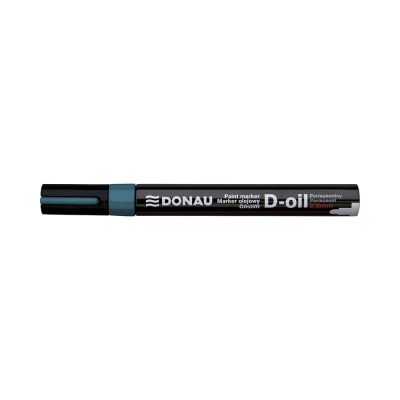 Marker permanent cu vopsea Donau varf rotund 2. 8 mm verde
