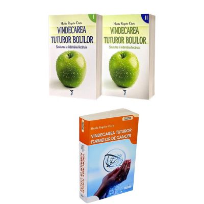 Pachet 2 carti Vindecarea tuturor bolilor si Vindecarea tuturor formelor de cancer - Hulda Regehr Clark