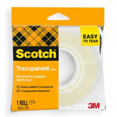 Banda adeziva Scotch transparenta 19 mm x 33 m