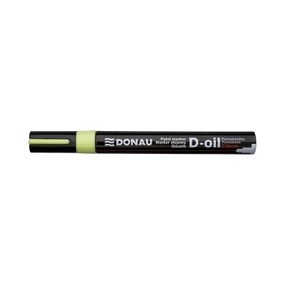 Marker permanent cu vopsea Donau varf rotund 2. 8 mm galben