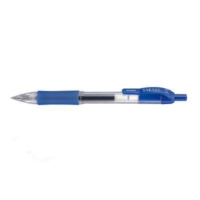 Pix cu mecanism Zebra Sarasa cu gel grip corp plastic varf 0. 7 mm culoarea scrierii albastru