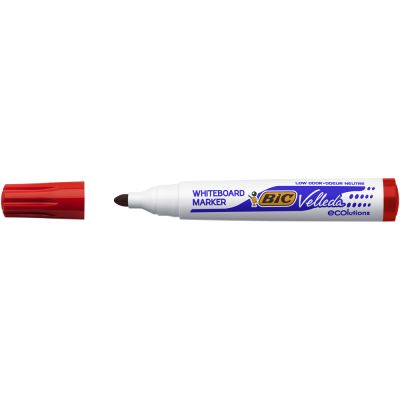 Marker tabla BIC ECO Velleda 1701 rotund 1. 5 mm scriere rosie
