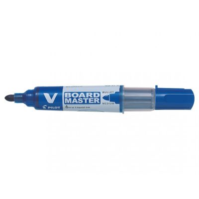Marker pentru tabla Pilot V-Board varf rotund 2. 3-6 mm albastru