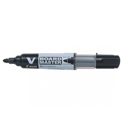 Marker pentru tabla Pilot V-Board varf rotund 2. 3-6 mm negru