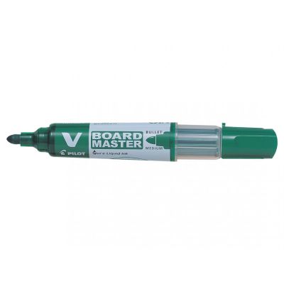 Marker pentru tabla Pilot V-Board varf rotund 2. 3-6 mm verde