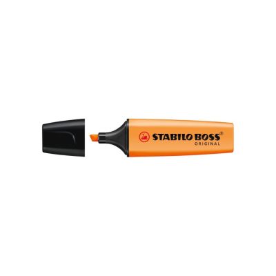 Textmarker Stabilo Boss varf retezat 2-5 mm portocaliu