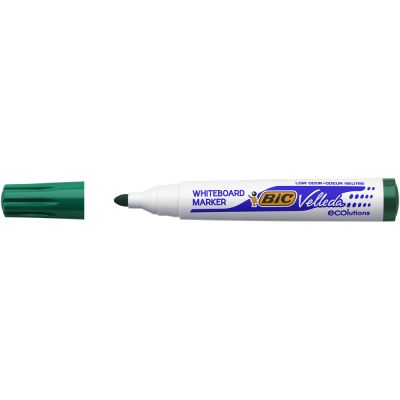 Marker pentru tabla Bic Eco Velleda 1701 varf rotund 2 mm verde