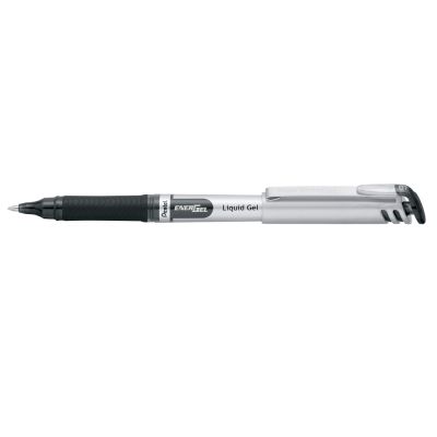 Roller cu gel Pentel Energel 0. 7 mm plastic negru