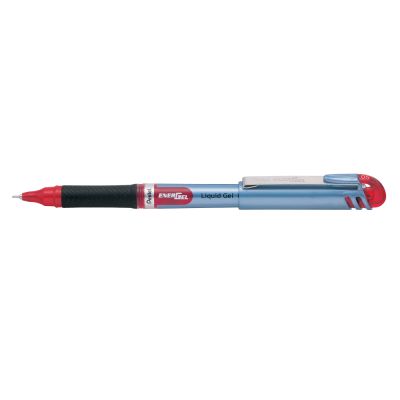 Roller cu gel Pentel Energel 0. 5 mm plastic rosu
