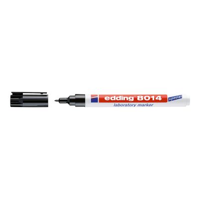 Marker Edding 8014 pentru laborator varf 1 mm negru