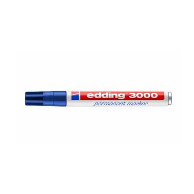 Marker permanent Edding 3000 varf 1. 5-3 mm albastru