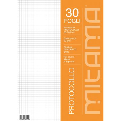 File matematica Mitama A4 60 g 30 bucati