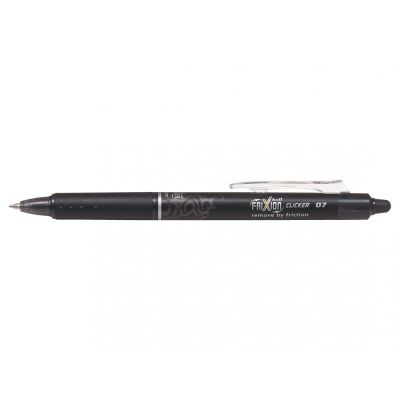 Roller cu gel Pilot Frixion Clicker cu mecanism 0. 7 mm negru