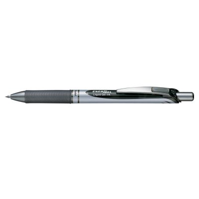 Roller cu gel Pentel Energel 0. 7 mm plastic negru