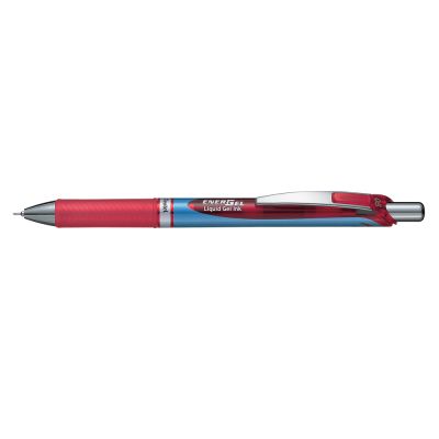 Roller cu gel Pentel Energel 0. 5 mm plastic rosu