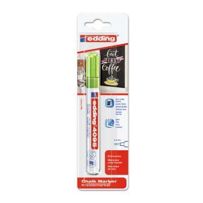 Marker Edding 4095 cu creta lichida varf 2-3 mm verde blister