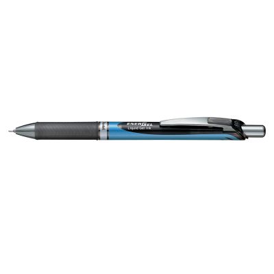 Roller cu gel Pentel Energel 0. 5 mm plastic negru