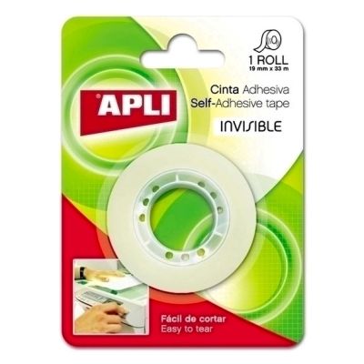 Banda adeziva Apli Invisible 19 mm x 33 m