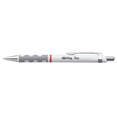 Pix cu mecanism Rotring Tikky III 0. 8 mm alb mina albastra
