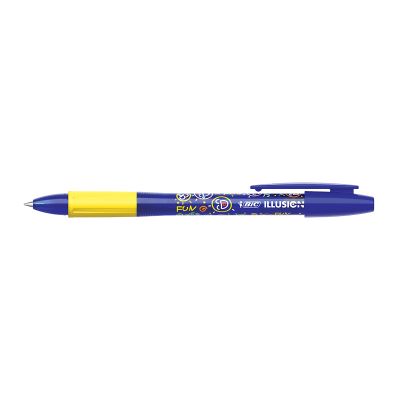 Roller cu gel BIC Gelocity Illusion fara mecanism 0. 7mm albastru