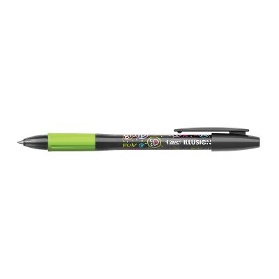 Roller cu gel BIC Gelocity Illusion fara mecanism 0. 7mm negru
