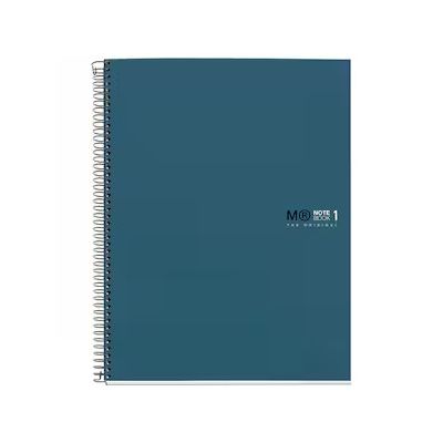 Caiet cu spira Miquelrius Originals A5 matematica 80 file bleu