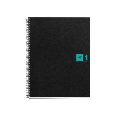 Caiet cu spira Miquelrius Originals A5 matematica 80 file turcoaz