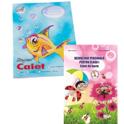 Pachet Caiet tip 1 Pestisor A5 32 file Casa Tipografica si Dezvoltare Personala. Caiet de lucru pentru clasa 1 - Adina Grigore